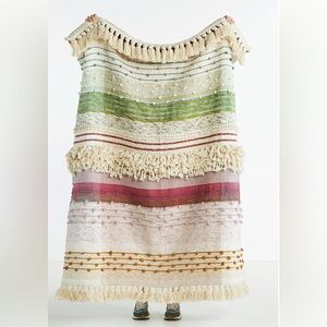 Anthropologie all roads throw blanket